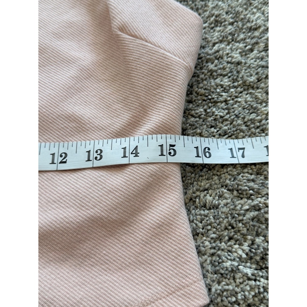 Zara Womens Pink Textured Button Front Crop Top Spaghetti Strap  NWT's - Picture 5 of 7
